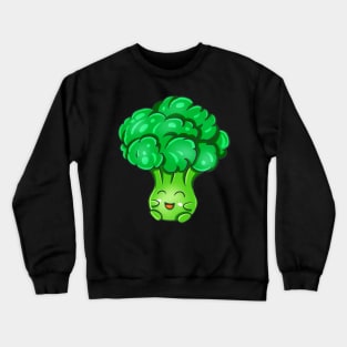 Kawaii Broccoli Cute Vegetables Veggie Fun Food Crewneck Sweatshirt